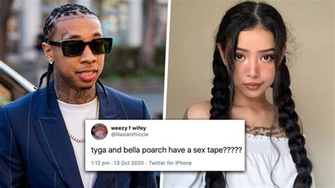 tyga bella poarch sex tape|TikTok Star Bella Poarch Reacts to Rumors About Her Making。